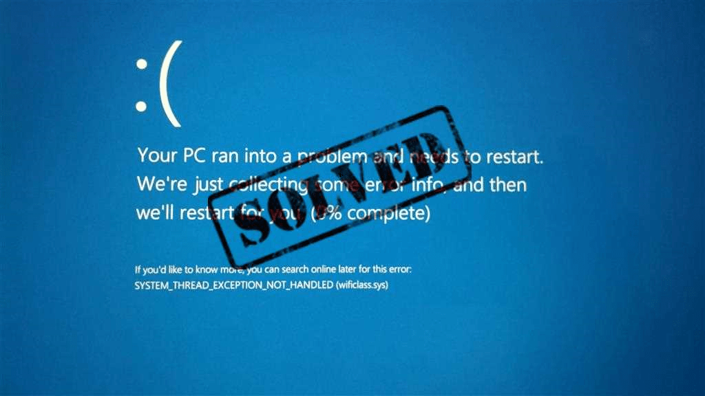 How to Fix the "SYSTEM THREAD EXCEPTION NOT HANDLED" BSOD Stop Code in Windows 10